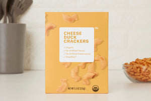 Organic Cheese Duck Crackers