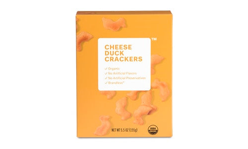 Organic Cheese Duck Crackers