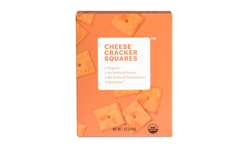 Organic Cheese Square Crackers