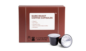 Organic Fair Trade Dark Roast Espresso Capsules