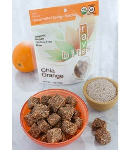 Organic Rave Bites - Chia Orange